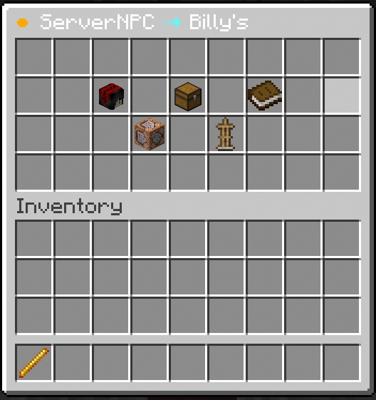 A view of the Editing Wand Menu